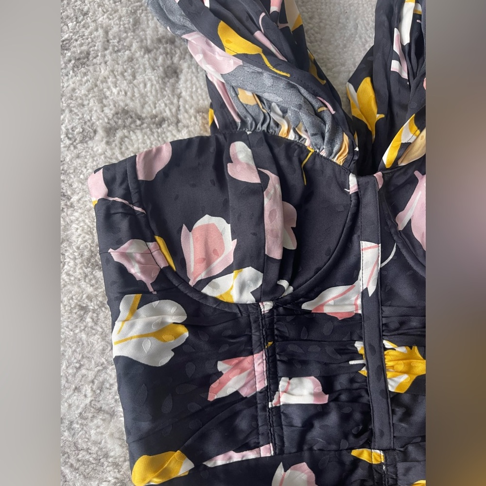 Self-Portrait Black Floral Maxi Dress - Picture 11 of 13